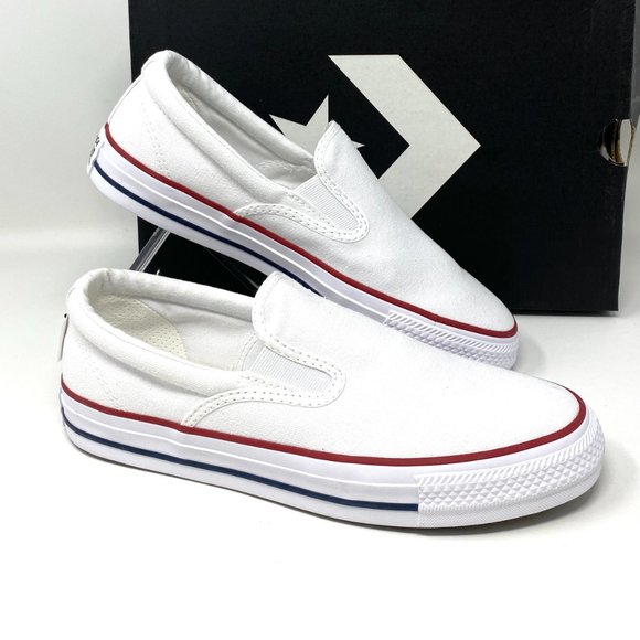 Converse Women Size 167940F CTAS BOULE GORE SLIP ON White Canvas Low Top Sneaker - Picture 9 of 11